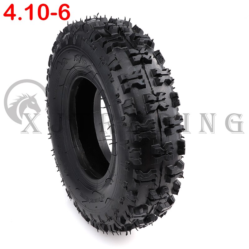 Pneu intérieur et extérieur de 6 pouces pour moto, pour Quad Go Kart Mini Quad 47cc 49cc, pneu avant 4.10-6 arrière 13x5.00-6: outer tire B