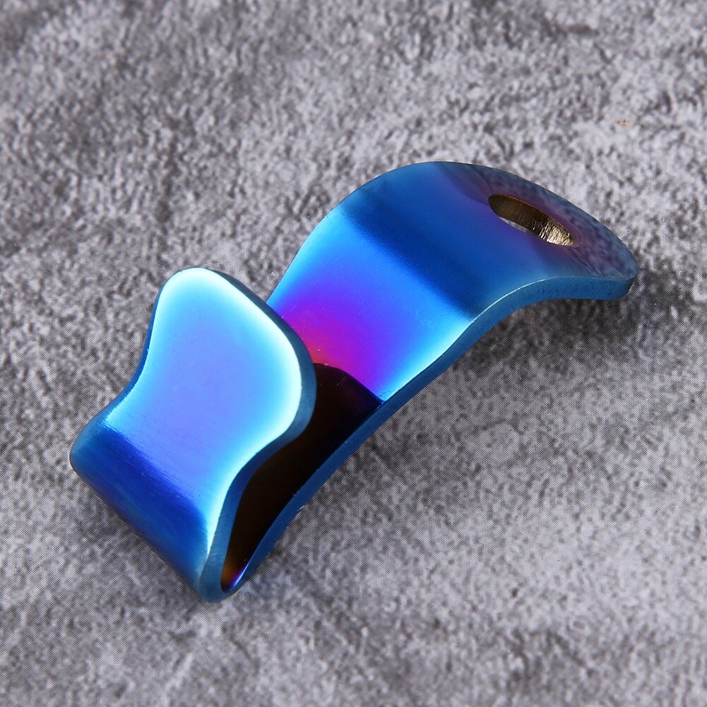 Gancho de acero inoxidable para motocicleta, colgador Universal de 8mm de titanio colorido, para motocicletas