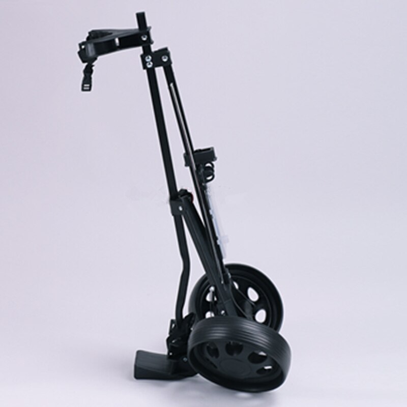 JayCreer 2 Wheels Portable Folding Push Pull Golf Carts Random Color Ship