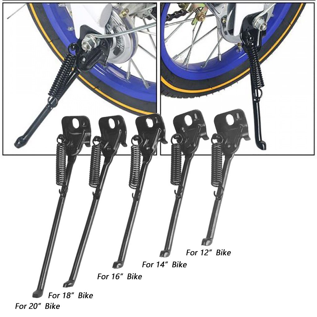 Bicycle Kick Stand Mountain Bike Kickstand Adjustable Road Bike Bicycle Cycle Prop Two Holes Side Rear Parking Stable Stand #15