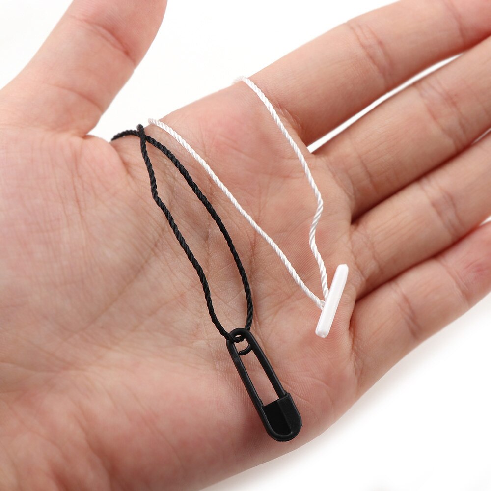 100 unids/set de pines hebilla de algodón de ropa de etiqueta cartas de soga DIY Ropa Accesorios colgando de la tableta para bolsa de ropa etiqueta tarjetas