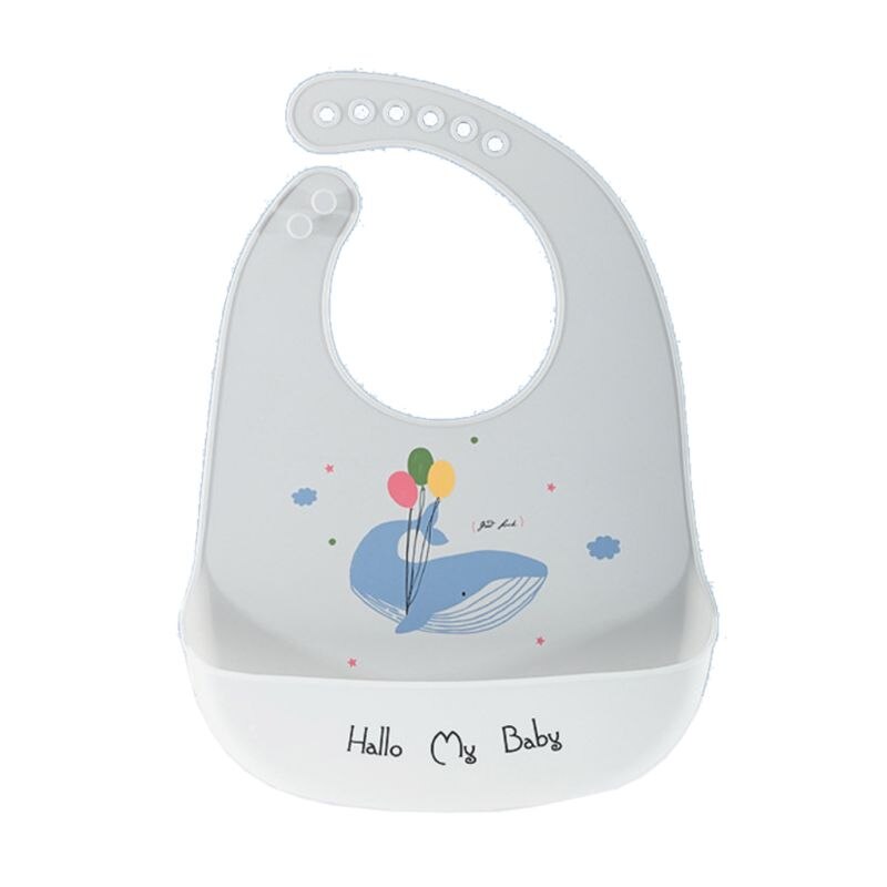 Peuter Baby Feeding Slabbetjes Baby Waterdicht Voedsel Catcher Pocket Zachte Siliconen Feed Speeksel Handdoek: 8