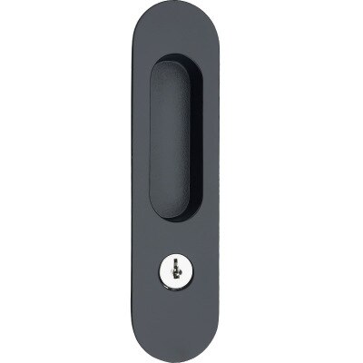 5 Styles Sliding Door Lock Interior Bathroom and Lavatory Lock Hook Invisible Move Door Lockset with keys