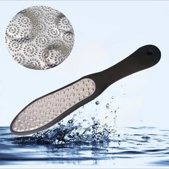 1Pcs Pedicure Rasp, Stainless Steel Foot File Callus Remover rubber plastic foot file