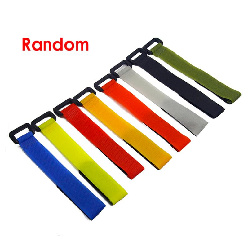10 pièces réutilisable canne à pêche cravate sangle de maintien bretelles attache crochet boucle liens canne à pêche sangle cravates en plein air pêche Gadget: 1pc Random