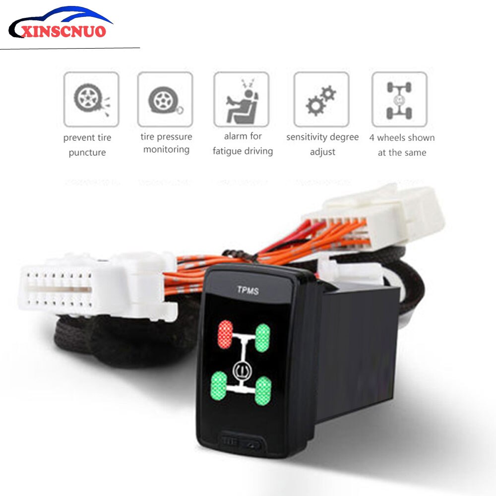 Car OBD TPMS Tire pressure monitoring system For Toyota RAV4 auto security alarm system car modification