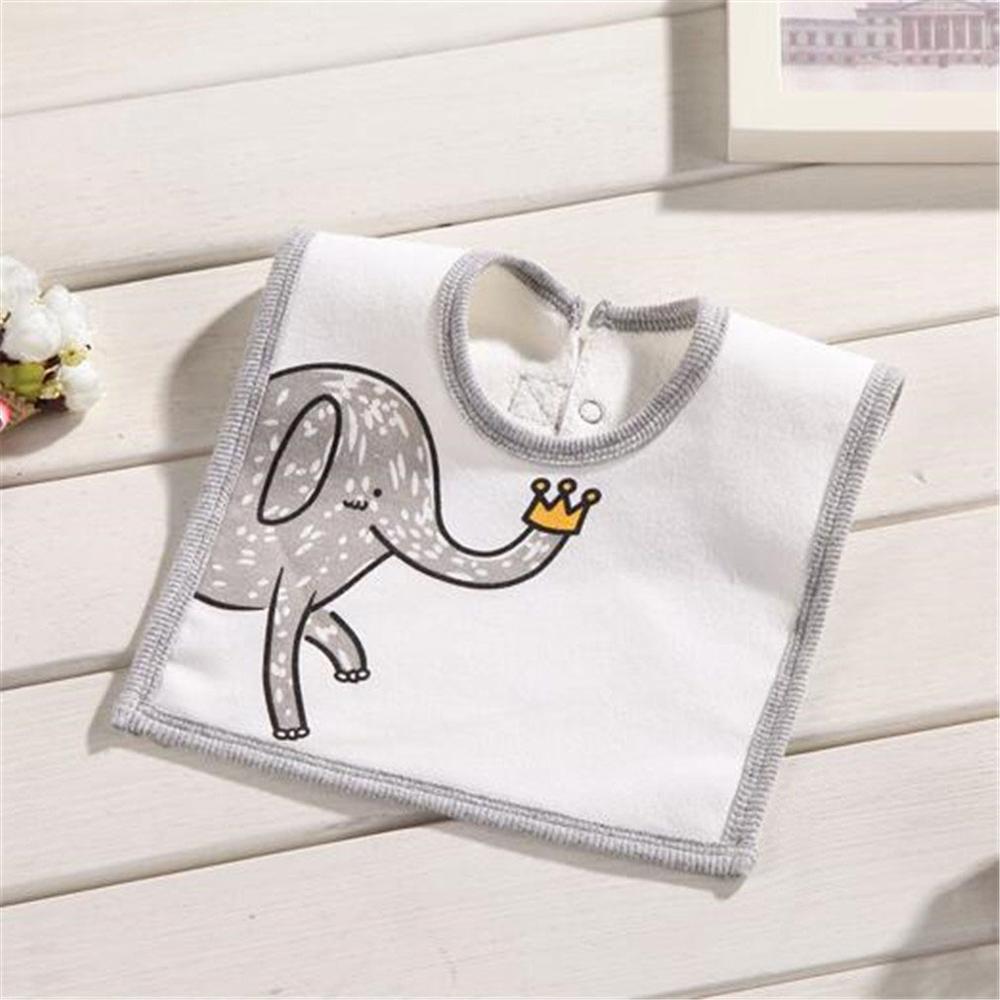 Baby Bib Towels Baby Bibs Square Terry Newborn Wear Infant Clothes 0-36 Months Cartoon Baby Accessories Bibs & Burp Cloths: Gray image