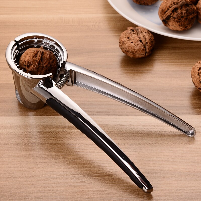 stainless steel quick funnel shaped nut walnuts cracker sheller nut opener clip,Kitchen Accessories.