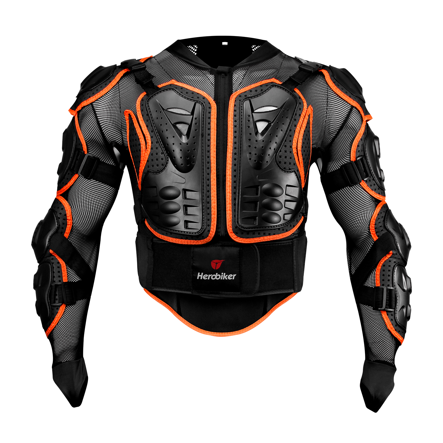 Neue Motorradjacken Herren Ganzkörperpanzer Schutzjacken Moto-Cross Enduro Rennen Moto Schutzausrügestochen Kleidung S-4XL