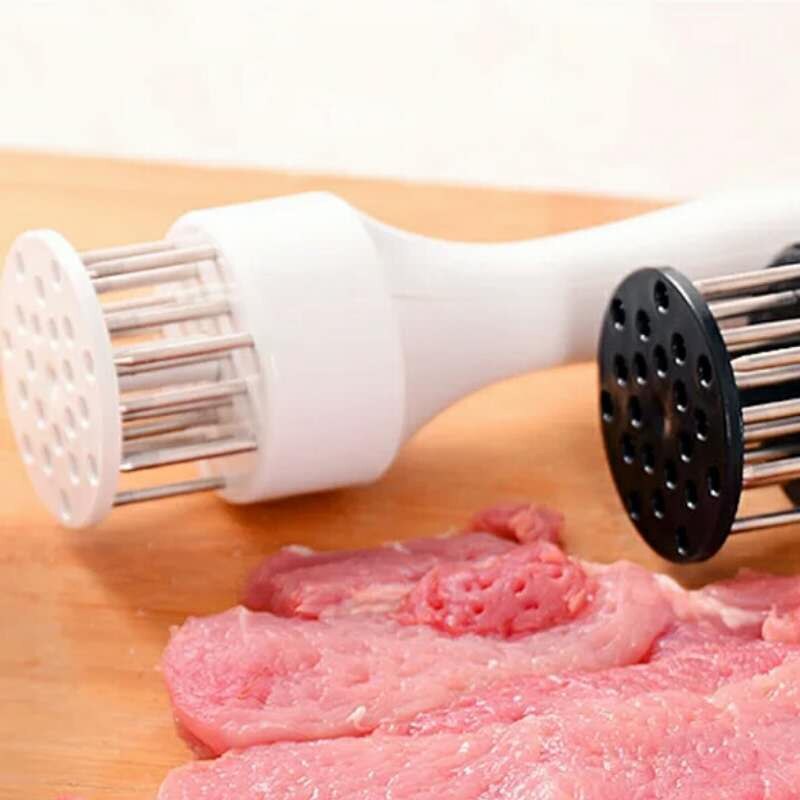 Household Broken Meat Tenderloin Needle Chicken Pork Pounder Meat Needle Knocking Meat Hammer Stainless Steel Steak Hole
