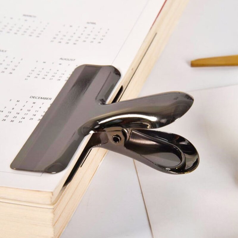 Large Bull Clip Stainless Steel Paper Clamp Colorful Hinge Clips File Clip Office Supplies for Receipt Document Food Bag