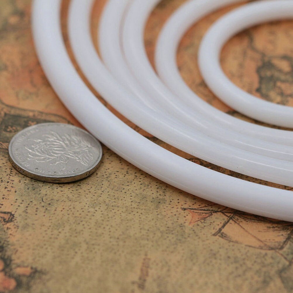 10 stuks dromenvanger ronde hoepels rond 8.5cm witte plastic inpakcirkels voor creaties dromenvangers knutselen