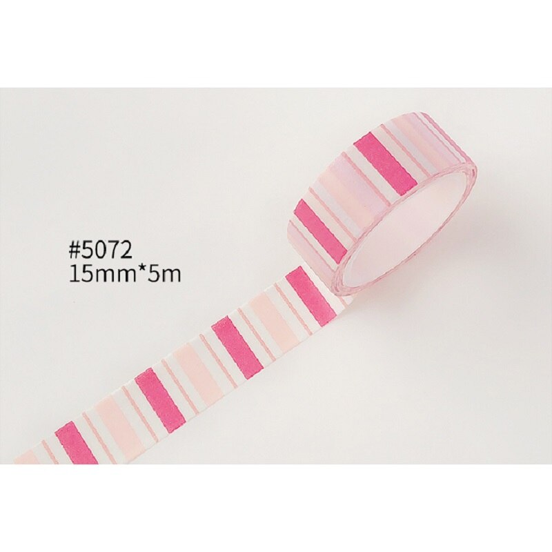 Piste washi teippi raita washi teippi ristikko washi teippi katkoviiva washi teippi peruskuvio washi paperiteippi: 5072