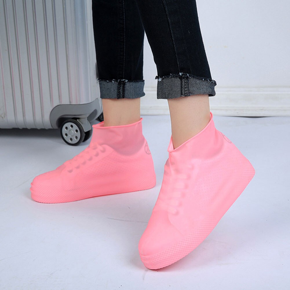 Wasserdicht Wiederverwendbare Regen Schuhe Abdeckungen Gummi Unterhose-beständig Regen Stiefel Überschuhe Mann & Frauen Schuhe Zubehör