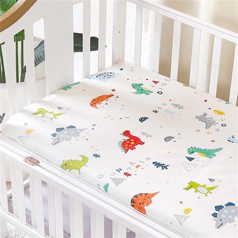 1 stykke madrasovertræk til baby seng bomuld nyfødt monteret ark børneseng madras beskytter sengetøj krybbe ark bomuld baby element: Konglongleyuana