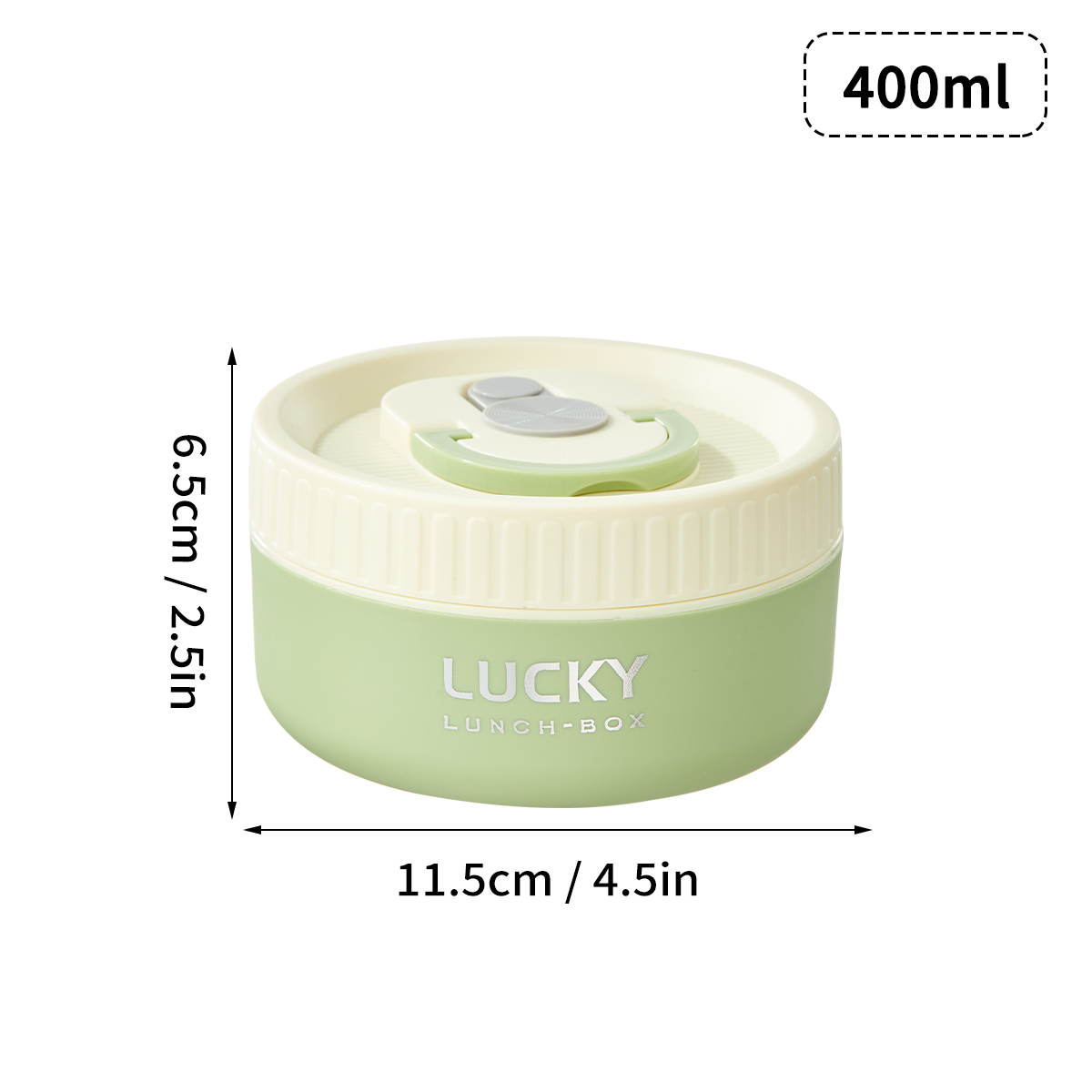 WORTHBUY Portable Insulated Lunch Box 304 Stainless Steel Bento Box With Cutlery&Thermal Bag Microwave Leak-proof Food Container: black