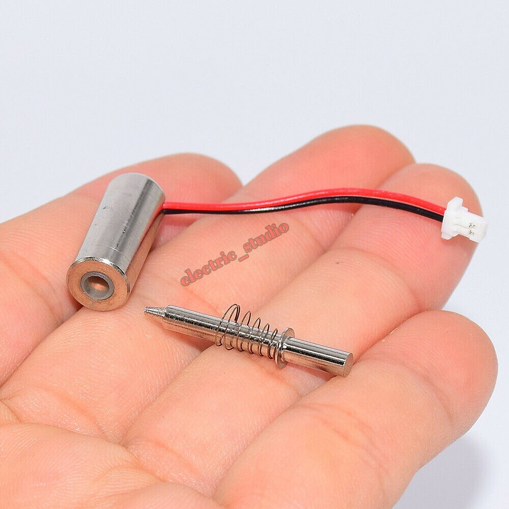 DC3V 5V 6V 9V 12V 24V 8Mm Mini Kleine Cilindrische Zuig Solenoid Elektromagneet Stroke 5Mm Voor Vingerafdruk Slot Diy
