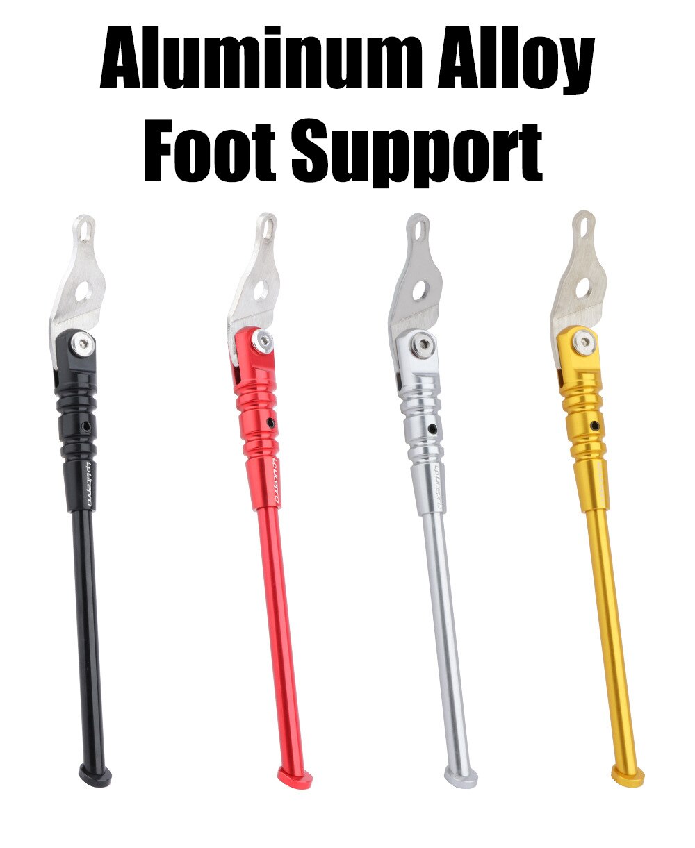 Litepro Bicycle Kickstand Aluminum Alloy Ultralight Folding Bike Kick Stand 210mm Folding Bike Foot Support Road Bike Stand