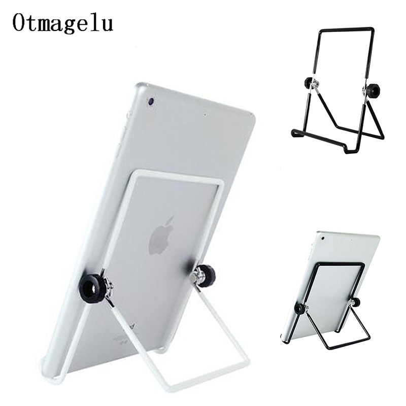 Draagbare Opvouwbare Metalen Tablet Stand Verstelbare Telefoon Tablet Universele Desktop Houder Koeren voor iPad iPhone Tablet 5-10"