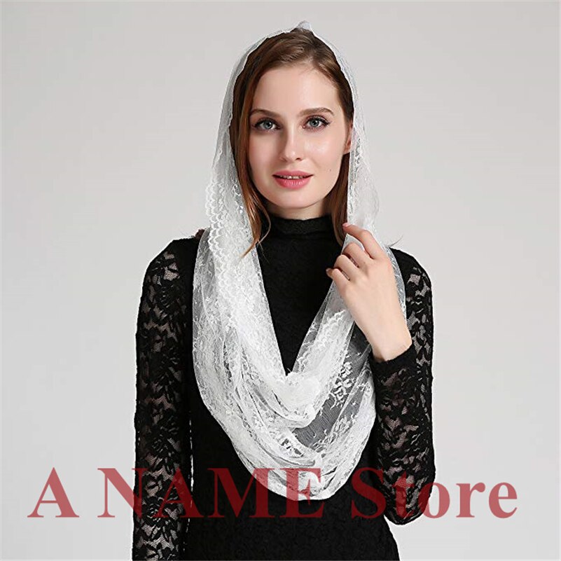 Zwarte beige kanten sluiers mantilla's voor kerk hoofdbedekking hoofddoek katholieke latijnse mis mantilla negra vela negra voile matille