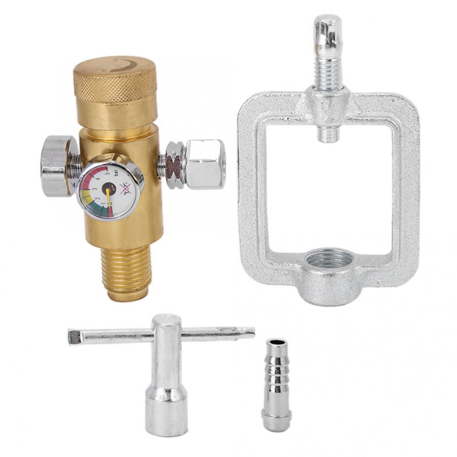 0.01-0.15MPa Acetylene Gas Pressure Reducer Air Flow Regulator Gauge Meter Mini Pressure Relulator Trap