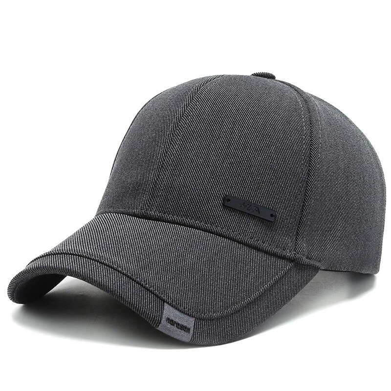 NORTHWOOD-Gorras de béisbol de algodón para hombre, sombreros de para camionero, gorra: Gris oscuro