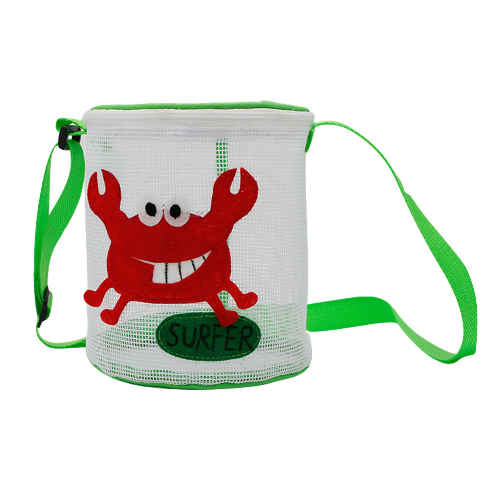 Strandspeelgoed tas, schelp verzamelen Totes draagbare mesh strandtas voor jongens en meisjes