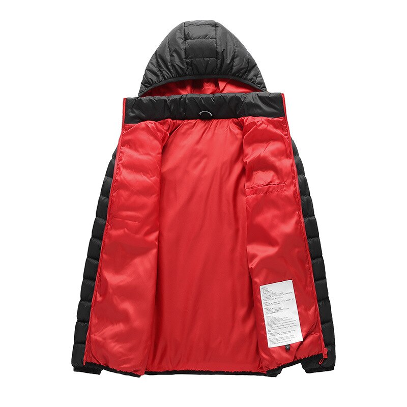 PARATAGO-Chaqueta cálida para mujer, ropa de invierno con calefacción USB, abrigos impermeables con cremallera, calor, para acampar, senderismo, esquí, P9205