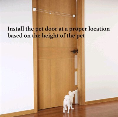 Automatische Huisdier Deur Katten Honden Deuropener Honden Voer Beveiliging Kat Gat Hond Deur Gat Huisdier Gate Kit Pet levert