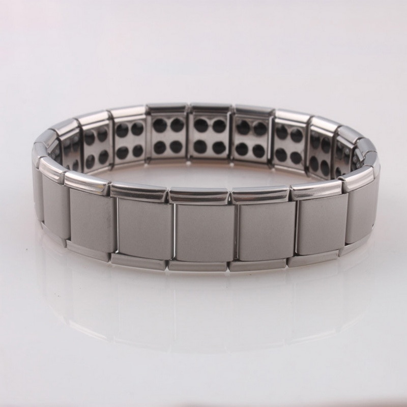 Stainless steel bracelet Titanium Steel Health Care Magnet Bracelet For DIY Femme Men Bridal Wedding Jewelry Bracelet