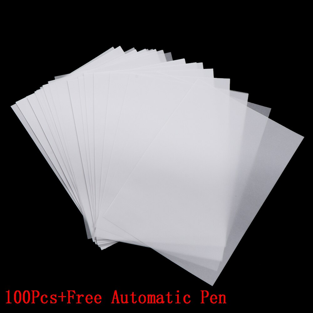 100Pcs A4/A5 Translucent Tracing Paper Transfer Printing CAD Engineering Drawing Calligraphy Copy Paper Office Supplies