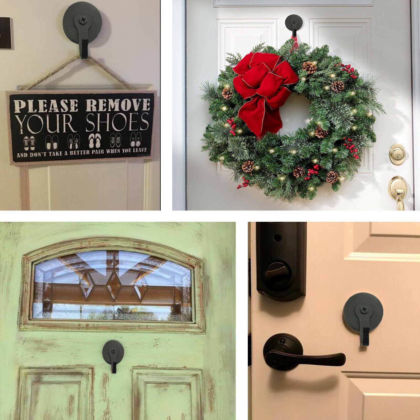 Outdoor Magnetic Doorway Christmas Wreath Hanger Hook for Hanging Tool in Garage