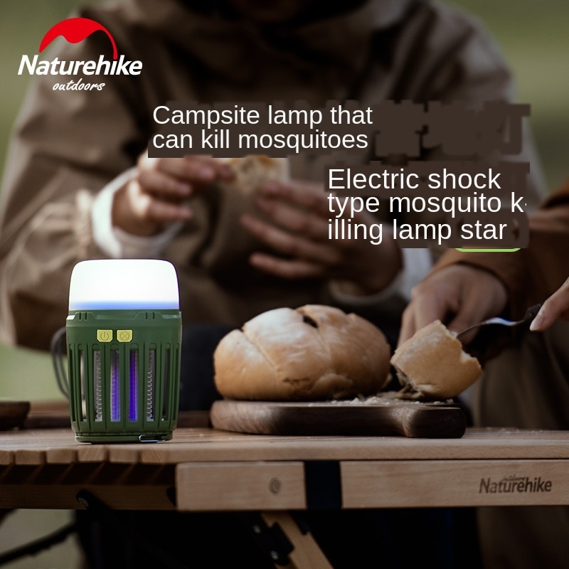 Lampada Uccidi Zanzare Naturehike - Luce Tenda Campeggio - 8.1W - Tenda 3-4 Persone - Ricaricabile