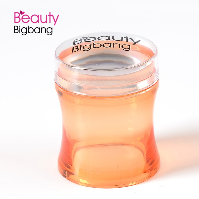 Beautybigbang nagelstämpel silikongelé nagellack överföring stämpel stämpel stämpel skrapa mall tryck manikyrverktyg