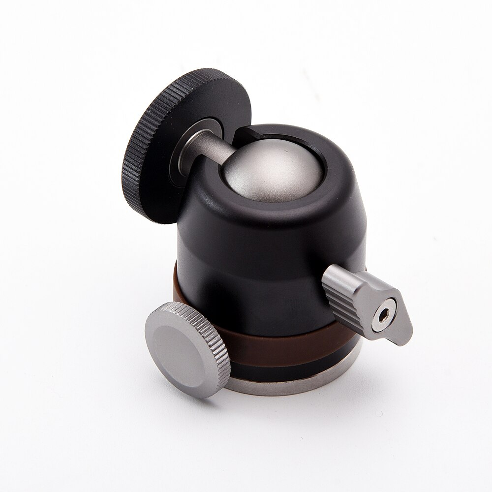 Trípode de aleación de aluminio cabeza de bola Mini cabeza de bola para Benro tripie ajustable para luz Led para Monitor carga máxima 2,5 kg