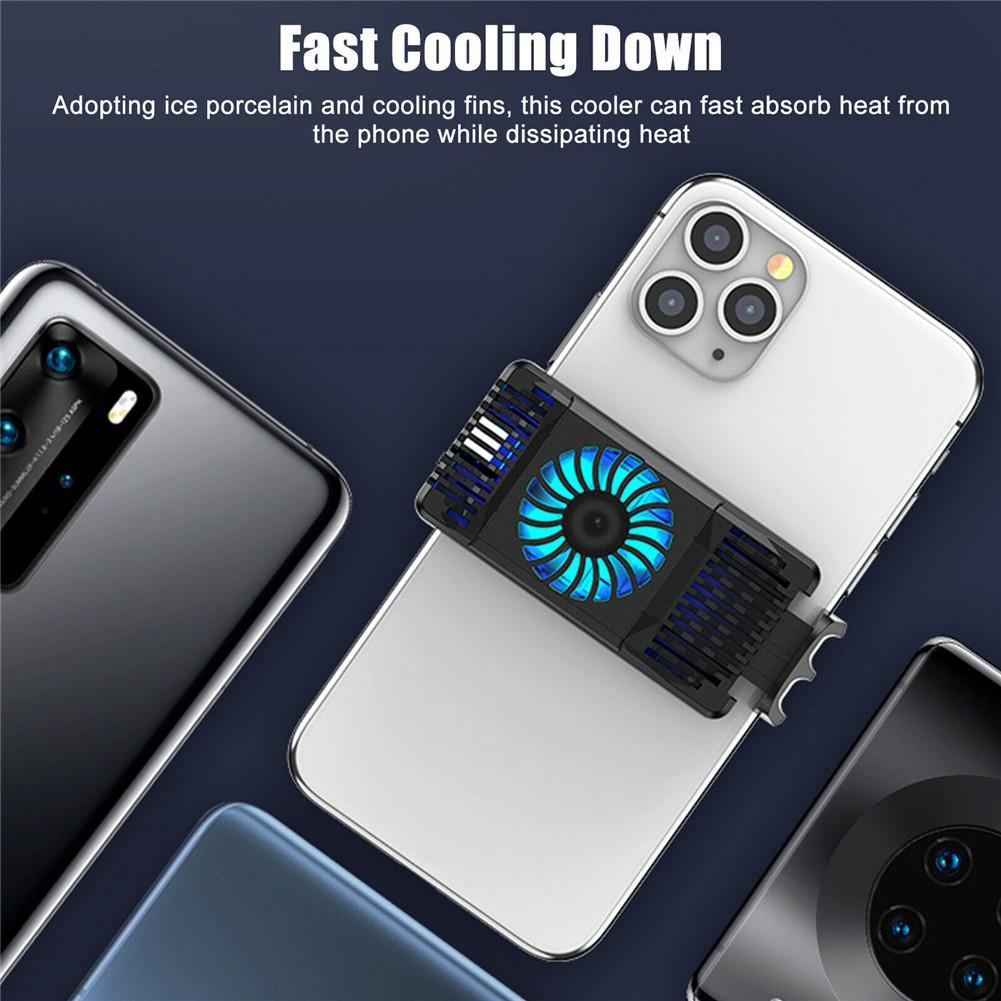 Mobiele Telefoon Radiator Game Koelventilator Handvat Beugel Spel Radiator Stille Koeler Voor Iphone Huawei Samsung 4-7 Inch mobiel