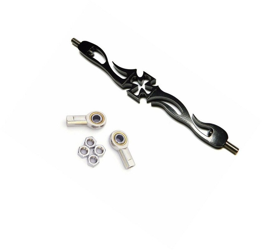 Black Cross Shift Linkage For Harley Softail Dyna Wide Glide FL FX FLH Rod Motor