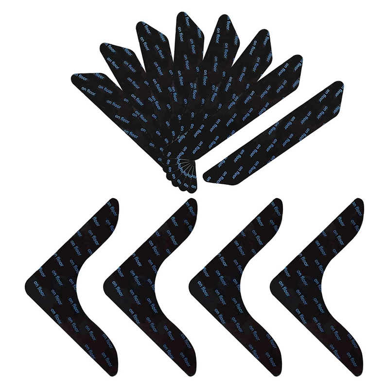 KOOTETA Tapijttraptreden, antislip, 20 x 76 cm (15 stuks), tapijttraploper, herbruikbare lijm voor alle schone, gladde trappen, trapbeschermingsmat voor kinderen, bruin