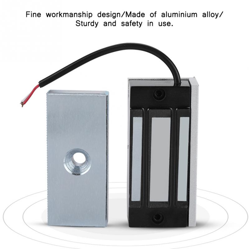DC12V 60KG Mini Electromagnetic Lock Electronic Magnetic Door Lock Power on Lock fechadura eletronica electric door lock