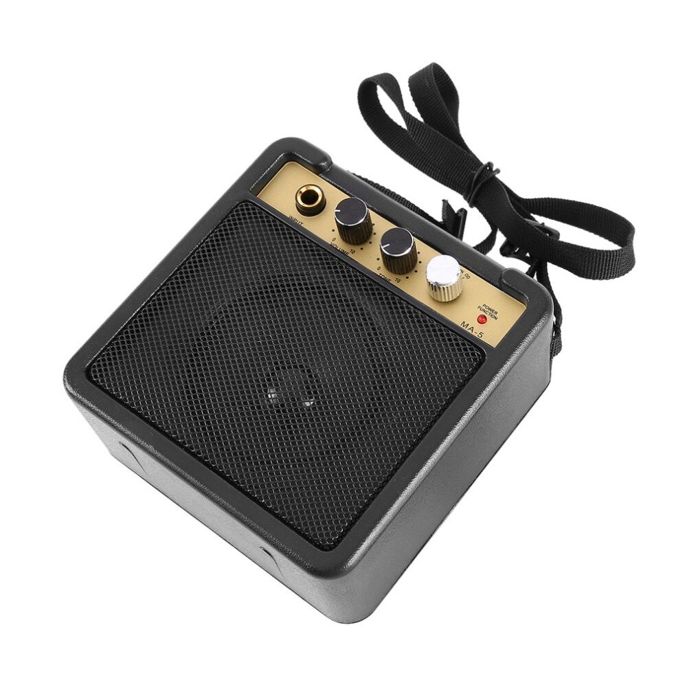 Mini Guitar Amplifier Guitar Amp With Back Clip Speaker Guitar Accessories For Acoustic Electric Guitar E-WAVE