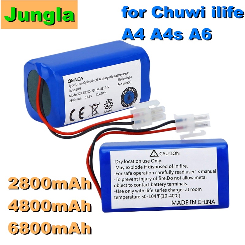 Original 14,8 V 2800mAh Chuwi batterie Akku für ILIFE ecovacs V7s A6 V7s Profi Chuwi iLife batterie