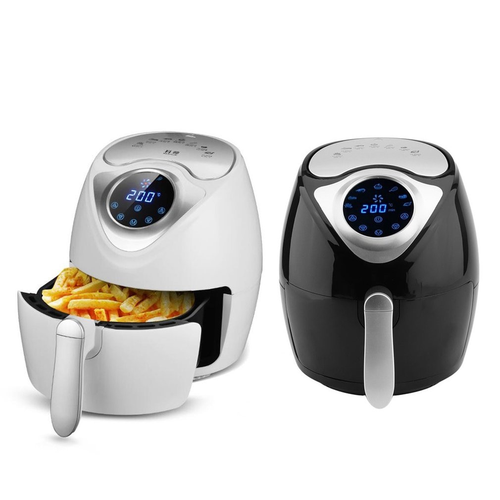 3.5L Capacity 1300W Smart Temperature Control Electric Air Fryer Screen Timer Temperature Control Power Air Fryer Cook Appliance