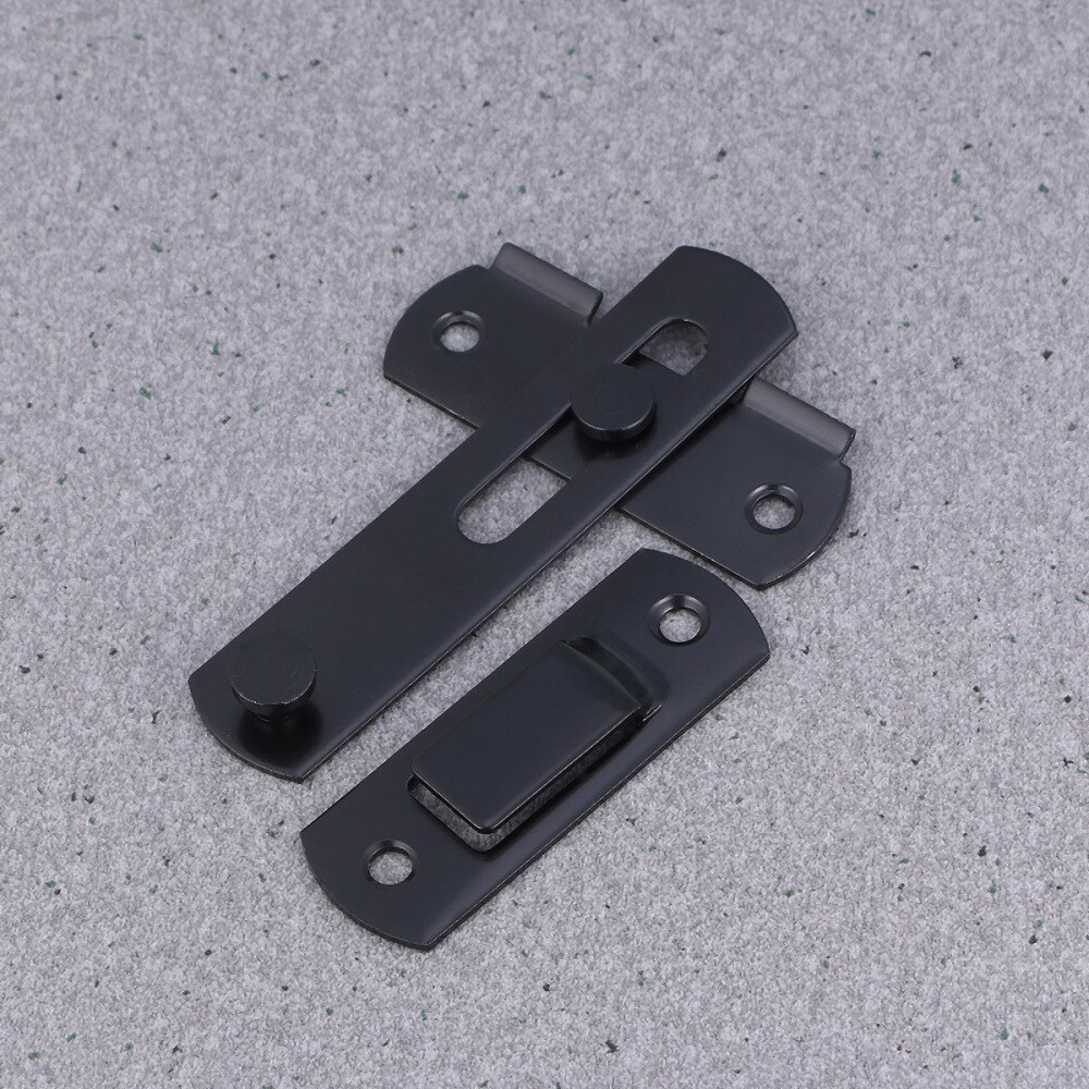 2pcs Stainless Steel Rust-proof Door Hasp Gate Latches Safety Door Lock for Doors Windows Cabinets Gates Furniture