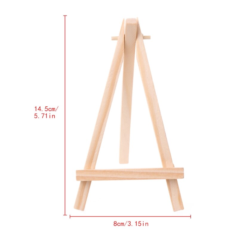 Mini træ stativ staffeli display maler stand kort lærred holder bryllupsfest -19a jul