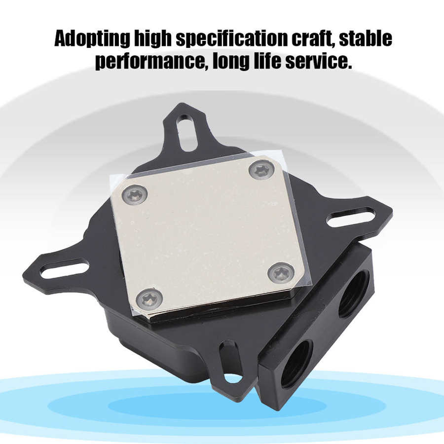 Water Cooling Block VGA-HSD Copper Computer GPU Water Block Water Heatsink with Mounting Screws for PC Water Cooling System