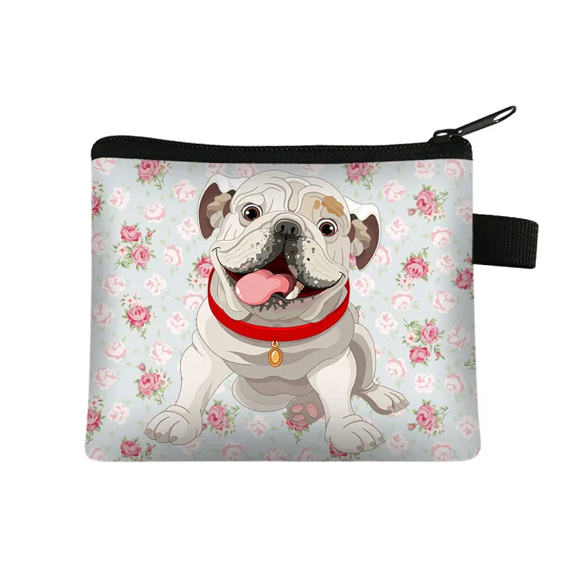 Simpatico gattino gatti/cuccioli stampa portamonete per adolescenti borse da scuola per bambini bambini donne per viaggio borsa portamonete d'argento portatile: lqbxchongwu17