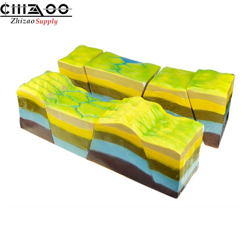 junior and senior high school Geological fault structure model geography teaching science and education equipment