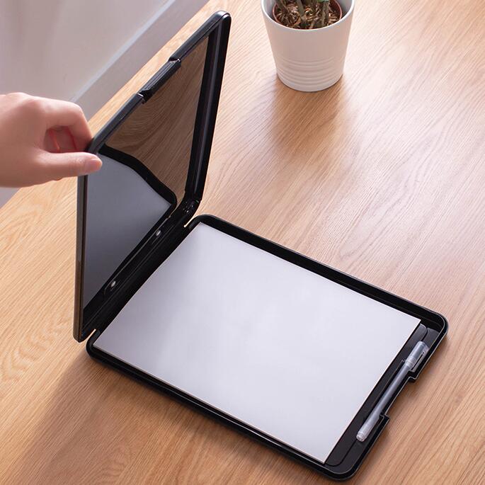 Sharkbang wielofunkcyjny A4 Wordpad teczka tablica robić pisania klip z otwór na długopis organizer na biurko schowek papiernicze