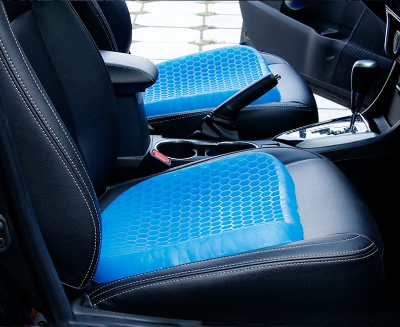 Grote Maat Elastische Gel Kussen Gel Gel Zitten Kussen Honingraat Auto Sofa Kussen Cervicale Gezondheidszorg Pijn Pad Flexibele Gel seat