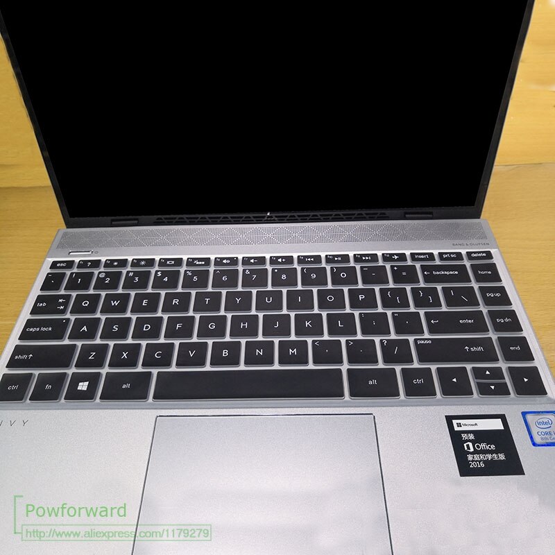 Laptop Keyboard Cover for HP Envy 13 & Spectre x360 13.3 Inch - Silicone Protector